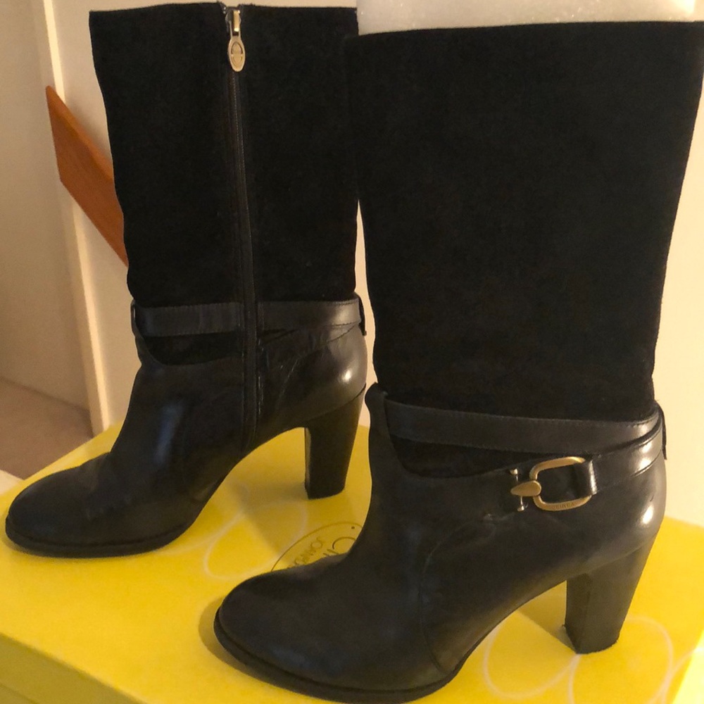 Leather boots/booties circa Joan and david